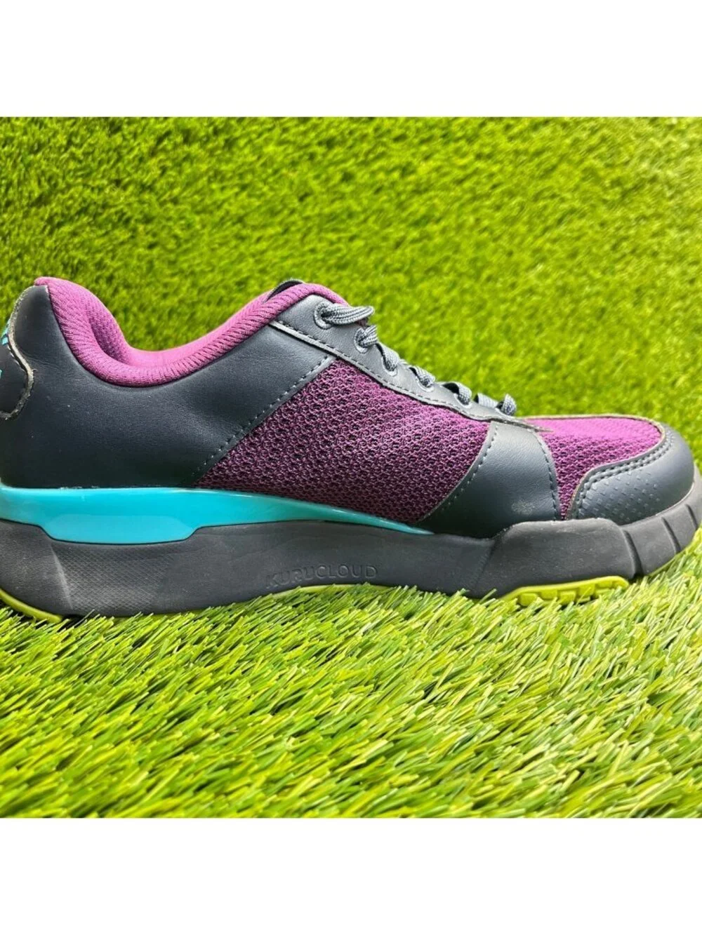 Kuru Quantum 2.0 Womens Size 8D Purple Blue Athletic Running Shoes Sneakers